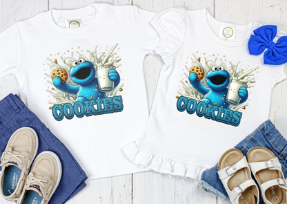 Cookie Monster Inspired COOKIES Shirt