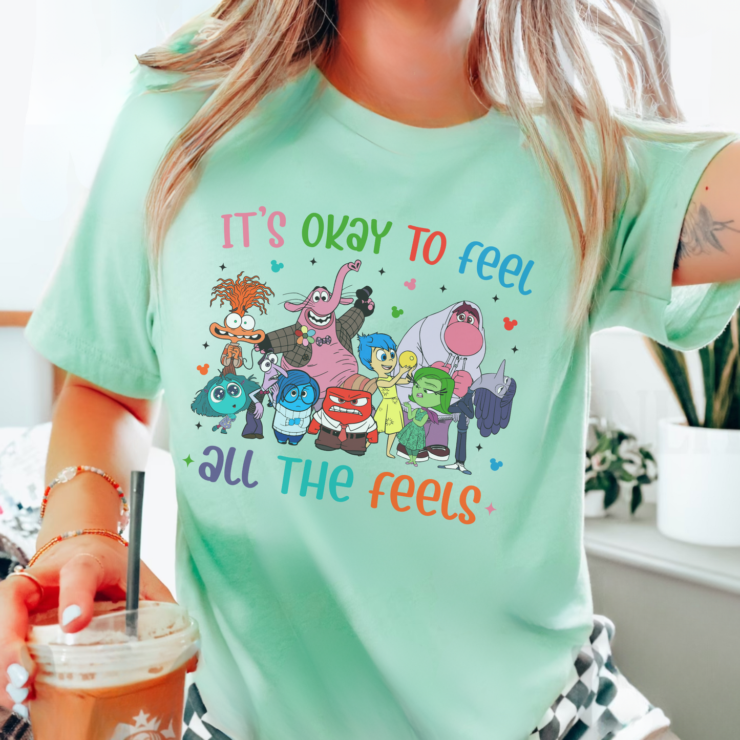 Disney's Themed Inside Out Feel all the Feels T-Shirt