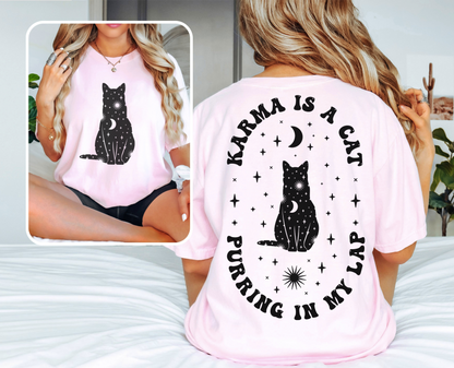 Karma es una camisa de gato Camiseta gráfica inspirada en Taylor Swift