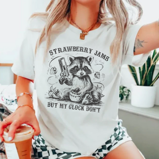 Strawberry Jams, But My Glock Don't T-Shirt