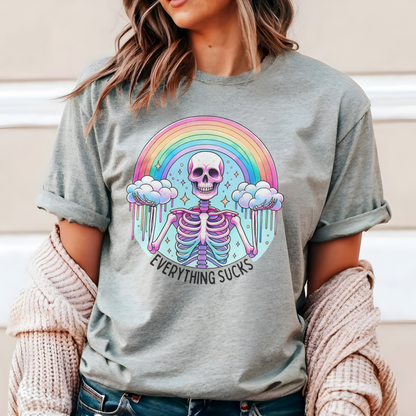 Everything Sucks Rainbow T-Shirt