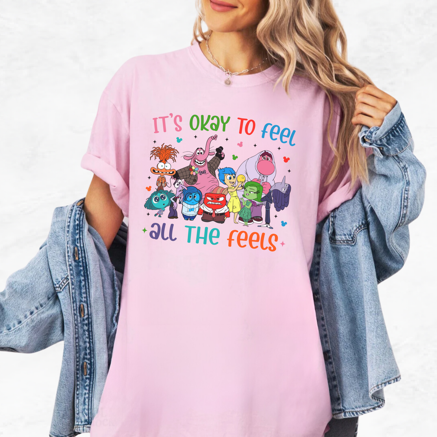 Disney's Themed Inside Out Feel all the Feels T-Shirt