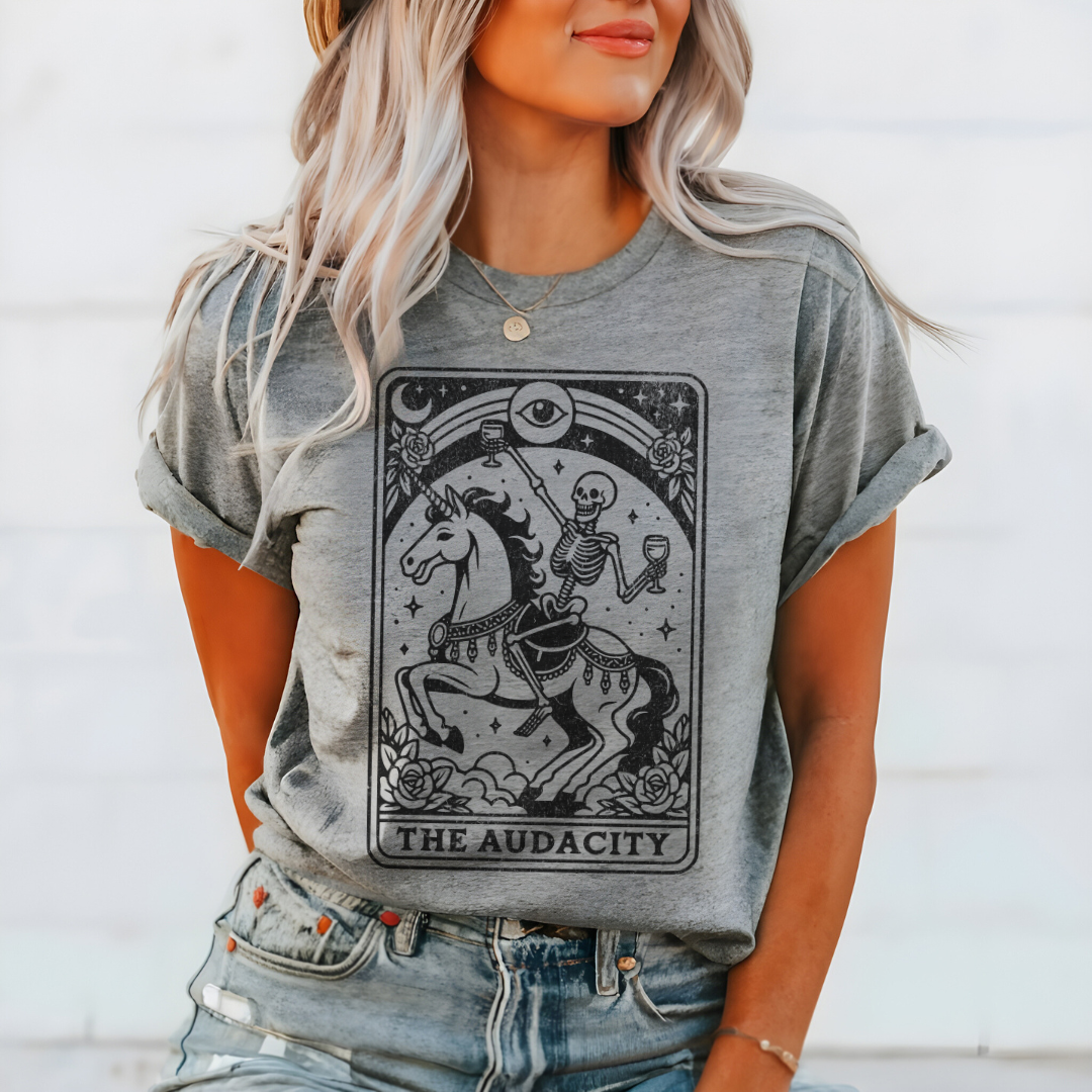 The Audacity Tarot Card T-Shirt