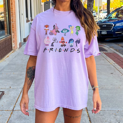 Disney's Themed Inside Out FRIENDS T-Shirt