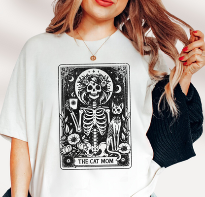 The Cat Mom Tarot Card T-Shirt