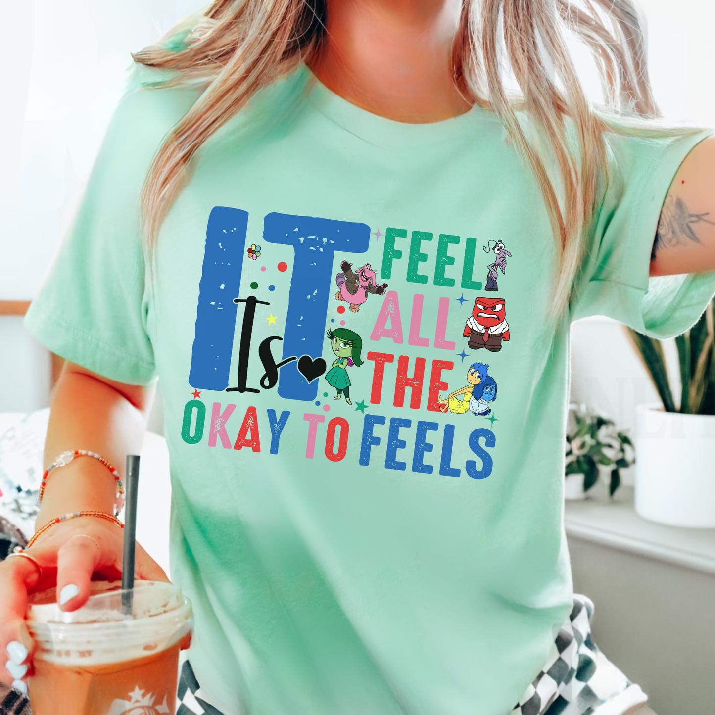 Disney's Themed Inside Out "IT is Okay" T-Shirt