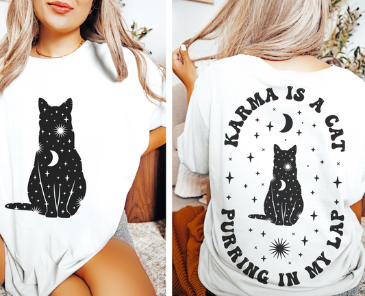 Karma Is a Cat T-Shirt