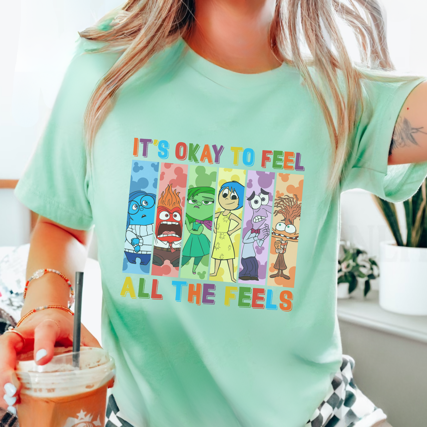 Disney's Themed Inside Out "Feel all the Feels" T-Shirt