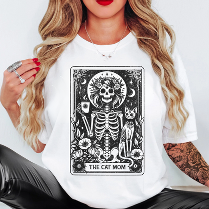 The Cat Mom Tarot Card T-Shirt