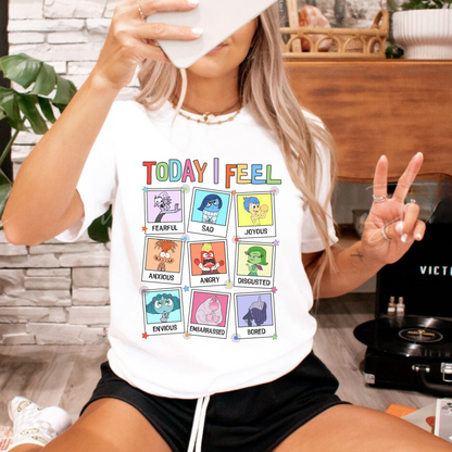 Disney's Themed Inside Out "Today I Feel" T-Shirt