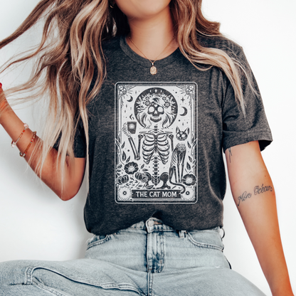 The Cat Mom Tarot Card T-Shirt