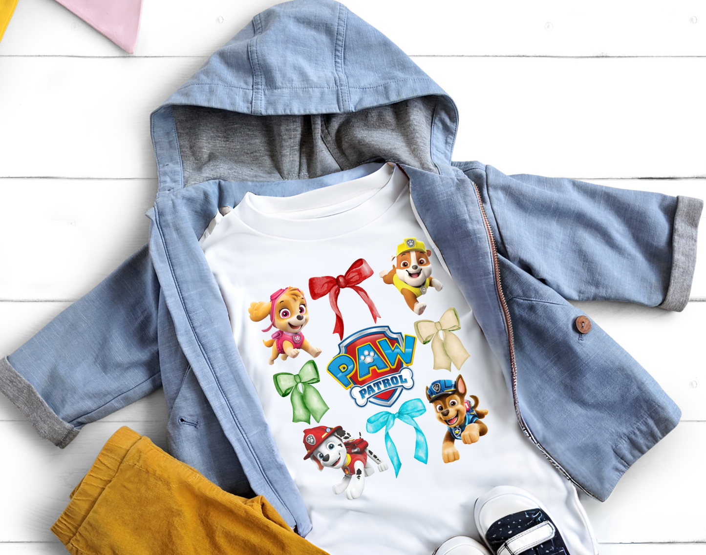 Camisa coqueta con lazo de Paw Patrol