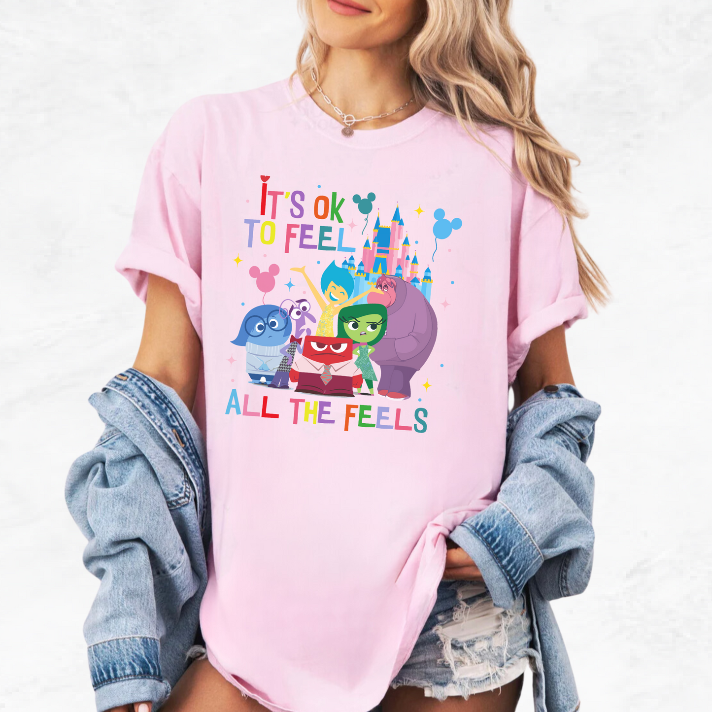 Disney's Themed Inside Out "Feel all the Feels" T-Shirt