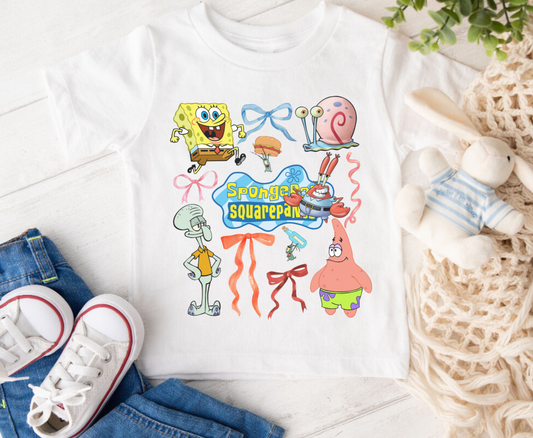 Spongebob Bow Coquette Shirt
