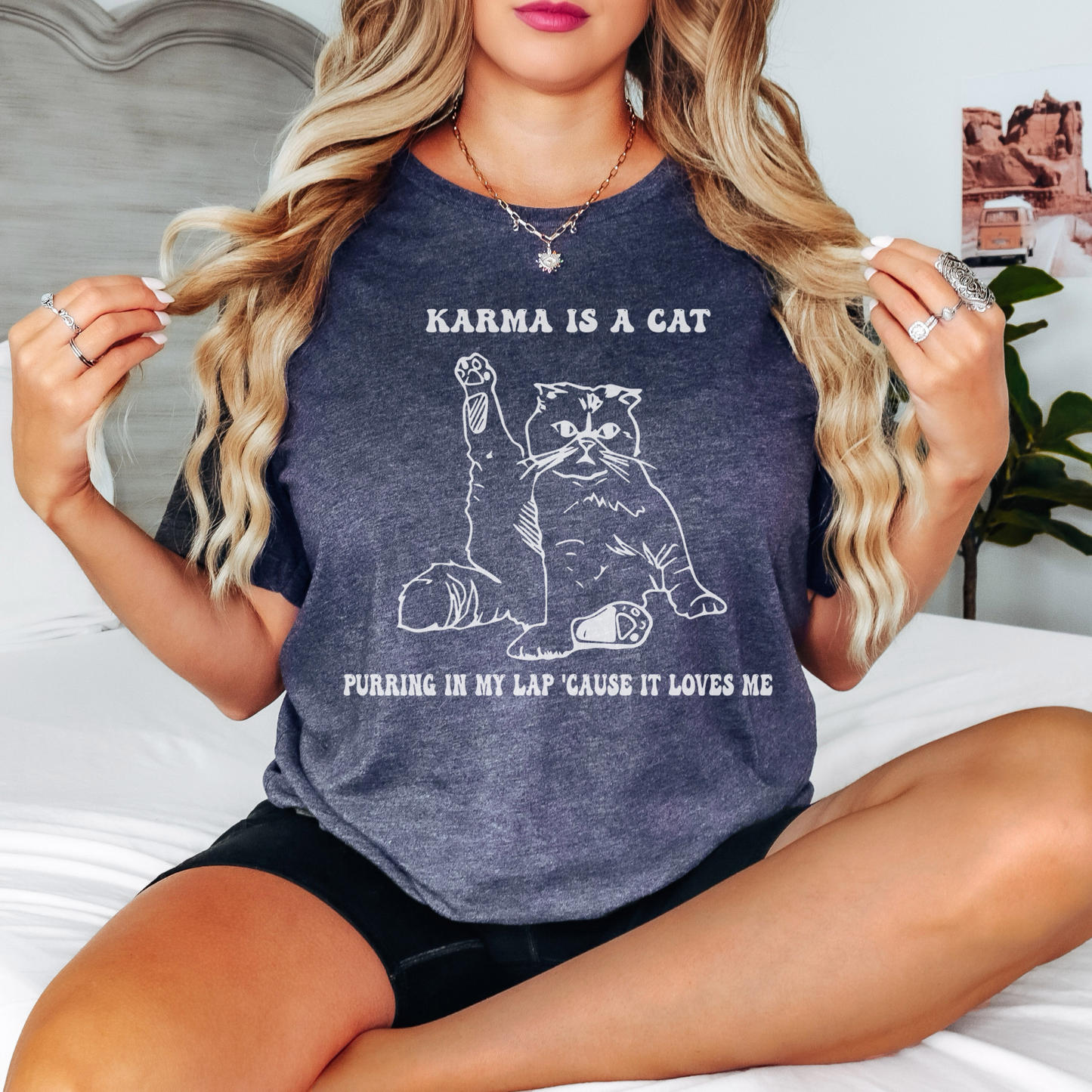 Taylor Swift Inspired "Karma Is a Cat" T-Shirt