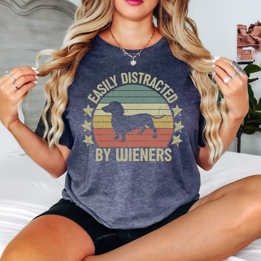 Easily Distracted By Wieners T-Shirt