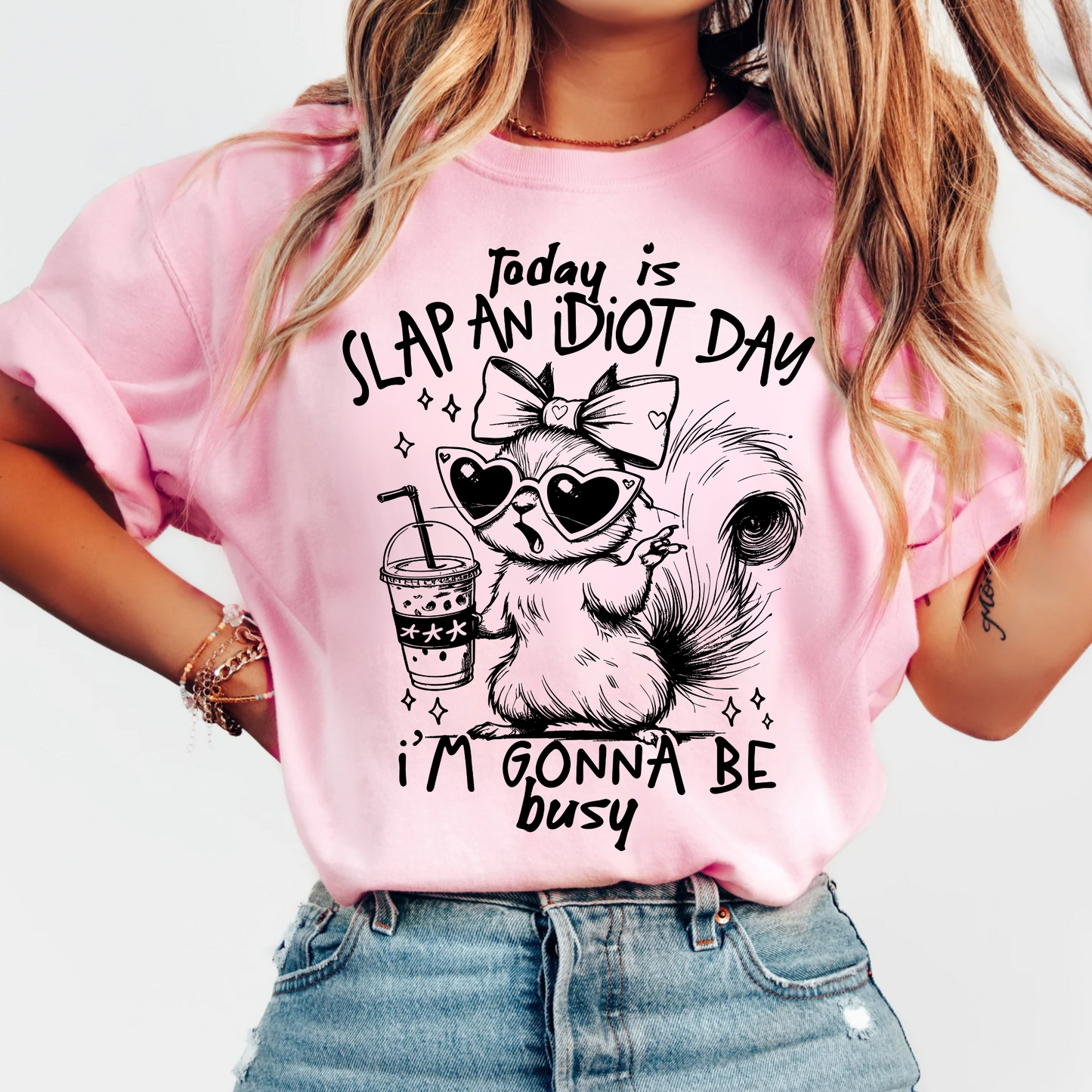 Slap an Idiot Day Tee