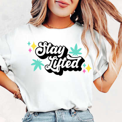 Solid White Stay Lifted Shirt
