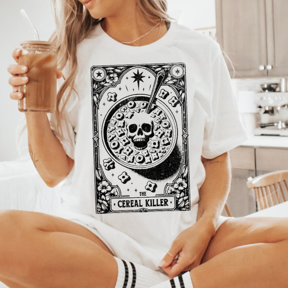 The Cereal Killer Tarot Card T-Shirt