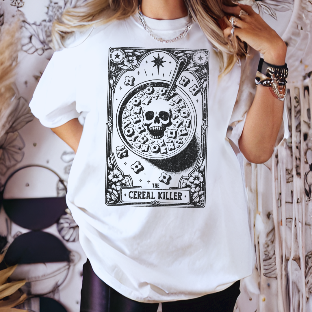 The Cereal Killer Tarot Card T-Shirt