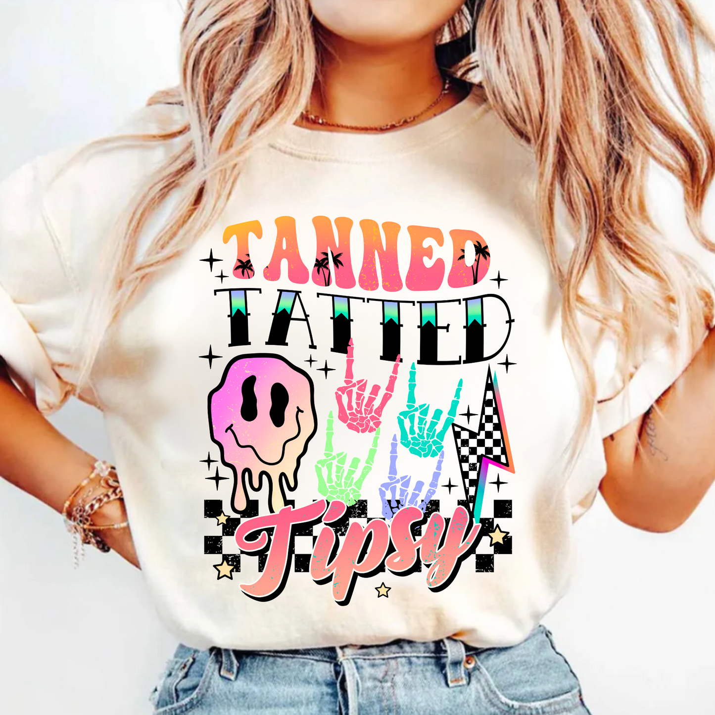 Tanned, Tatted, Tipsy T-Shirt