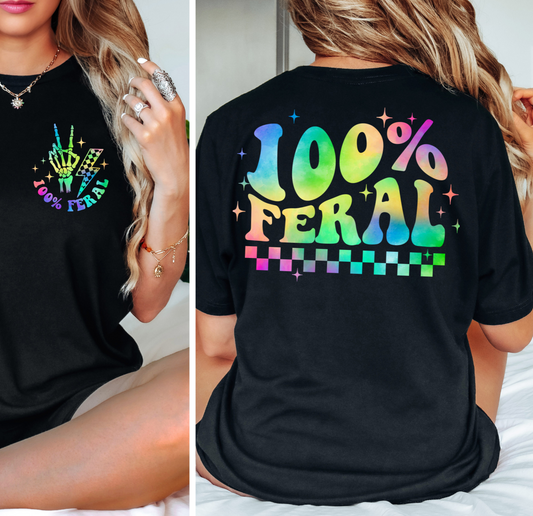 100% Feral T-Shirt