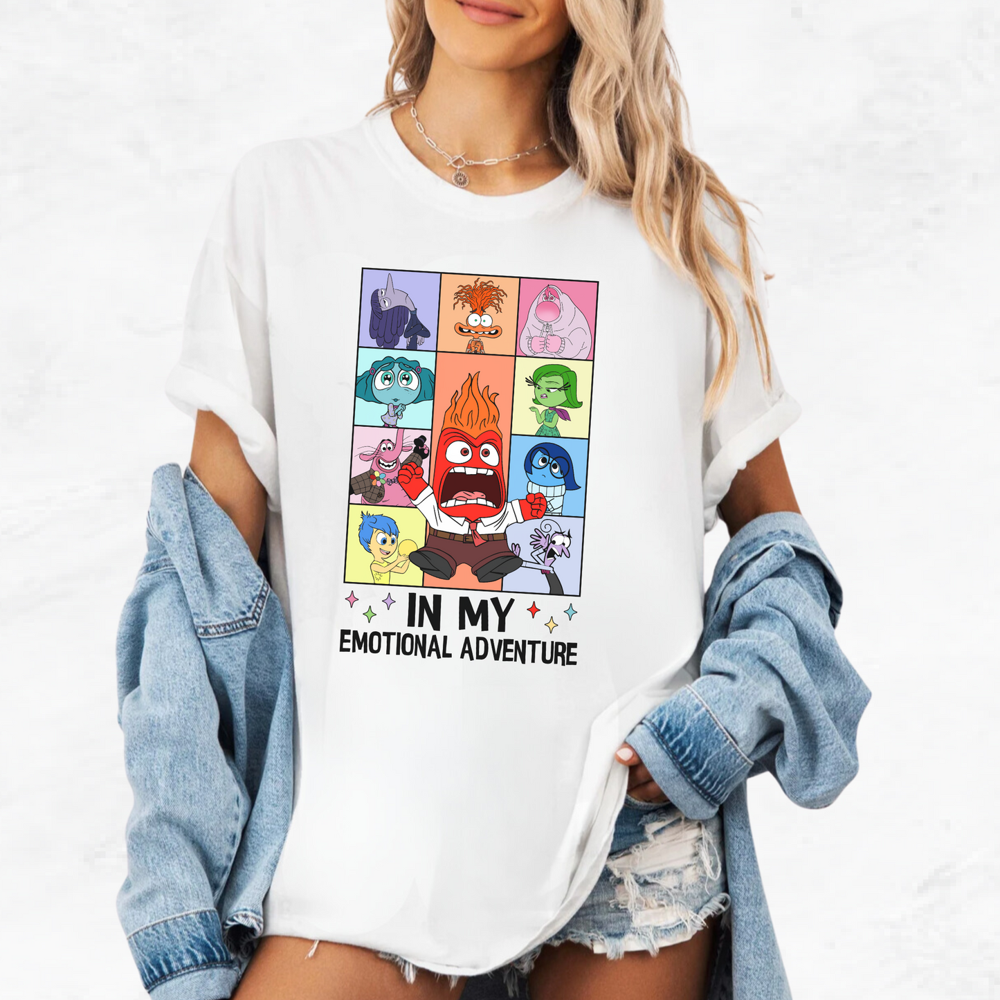 Disney's Themed Inside Out "Emotional Adventure" T-Shirt