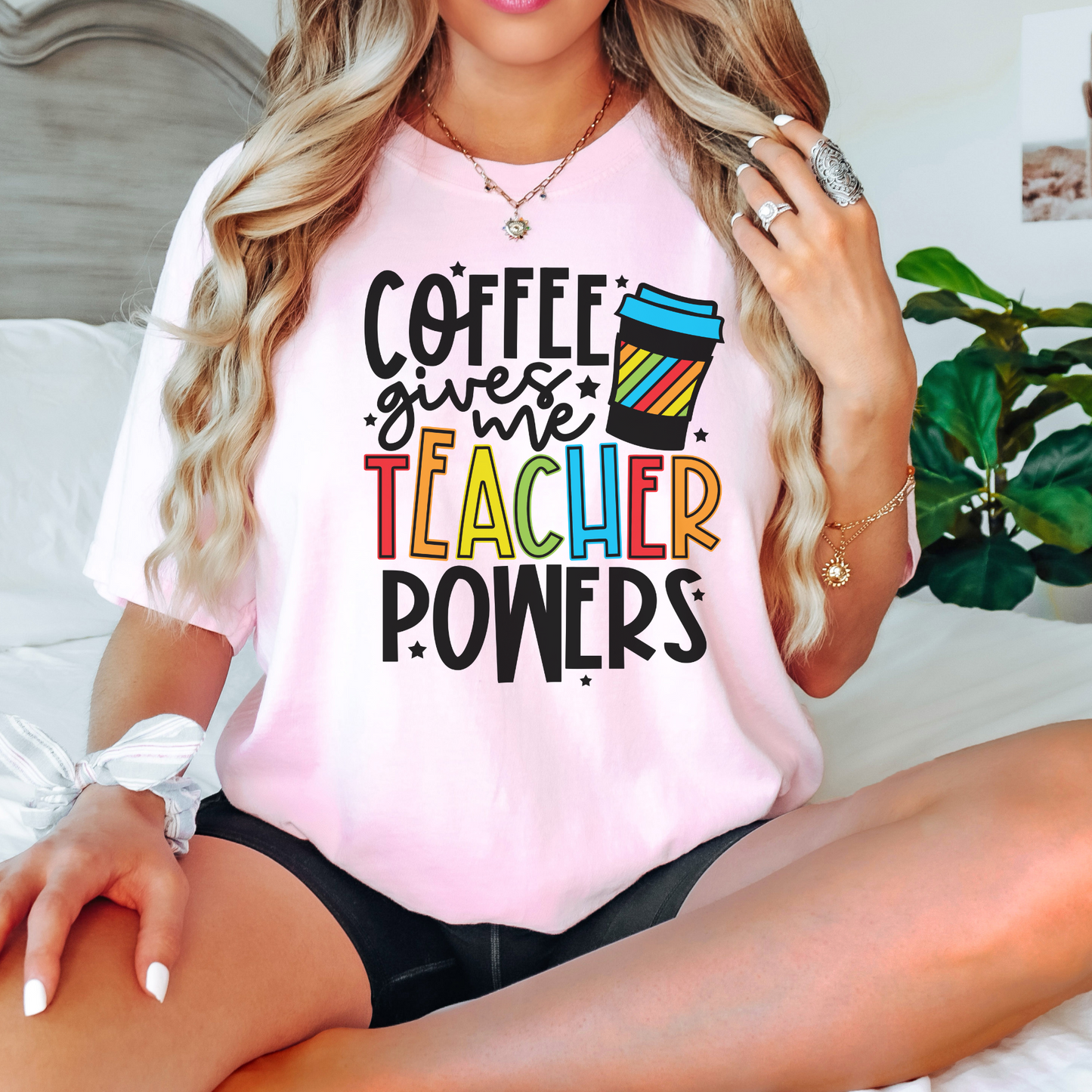 Coffee Gives Me Super Powers T-Shirt