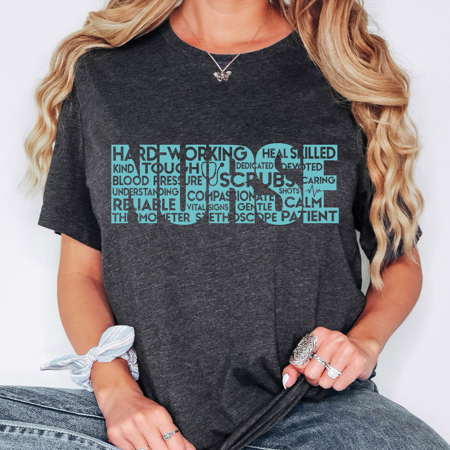 Nurse Word Art T-Shirt