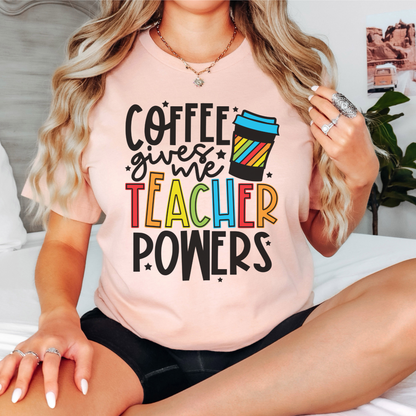 Coffee Gives Me Super Powers T-Shirt