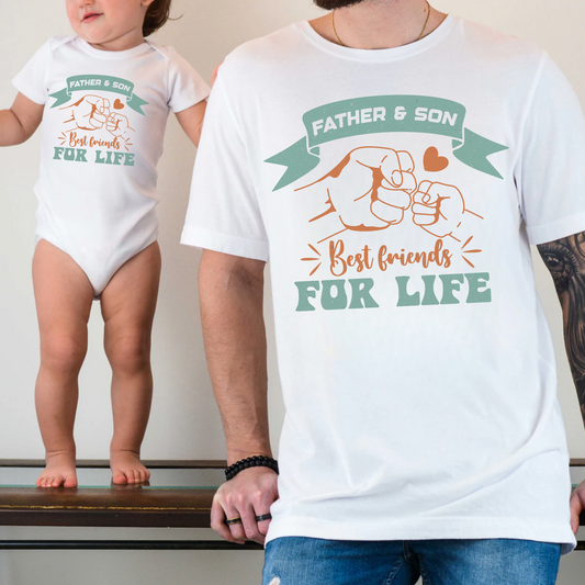 Father and Son Best Friends for Life Matching Set