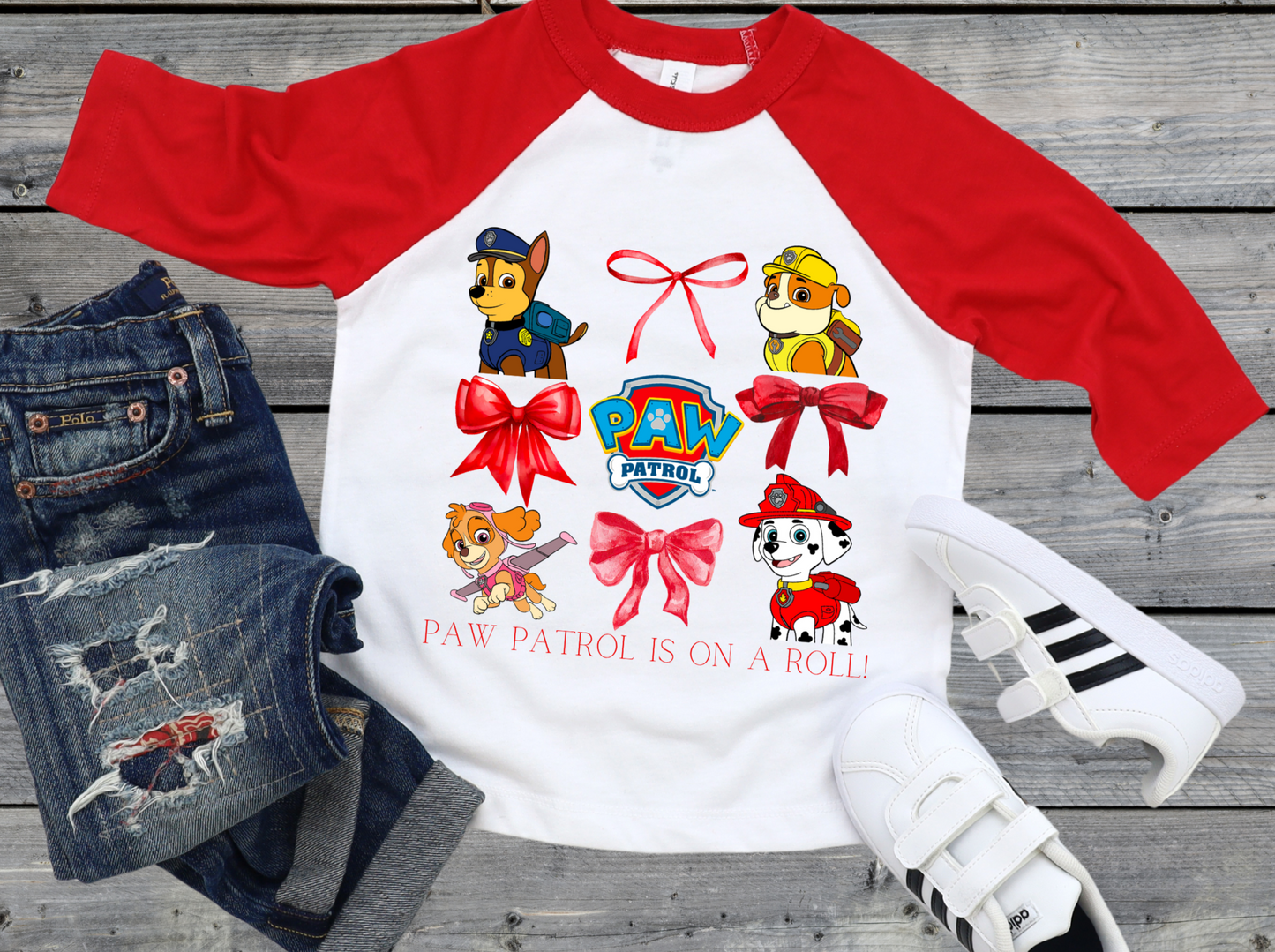 Camisa coqueta con lazo de Paw Patrol