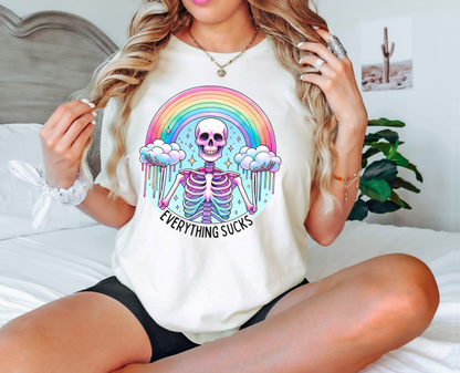 Everything Sucks Rainbow T-Shirt