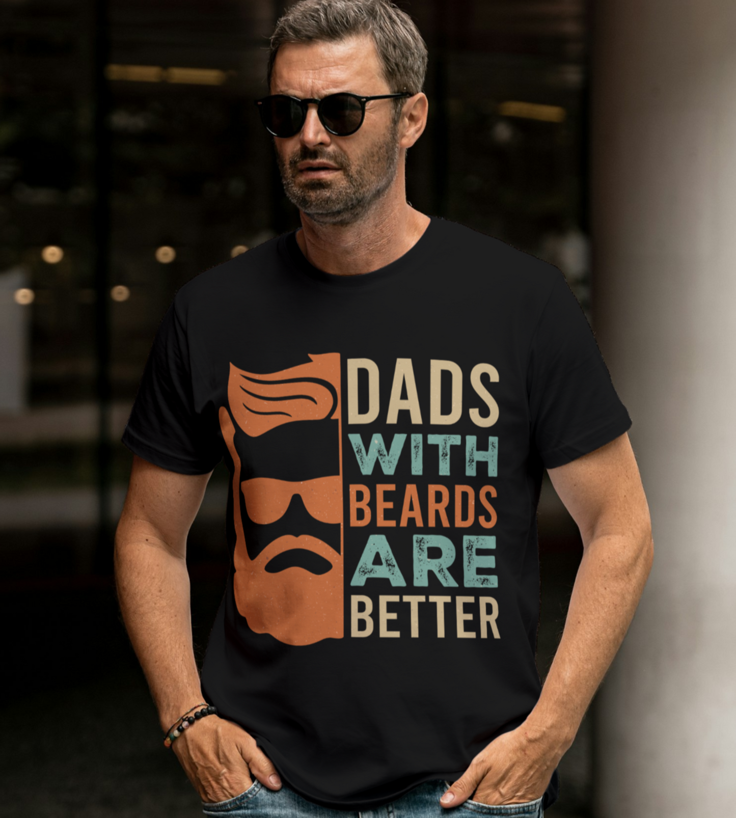 Dads With Beards Are Better T-Shirt