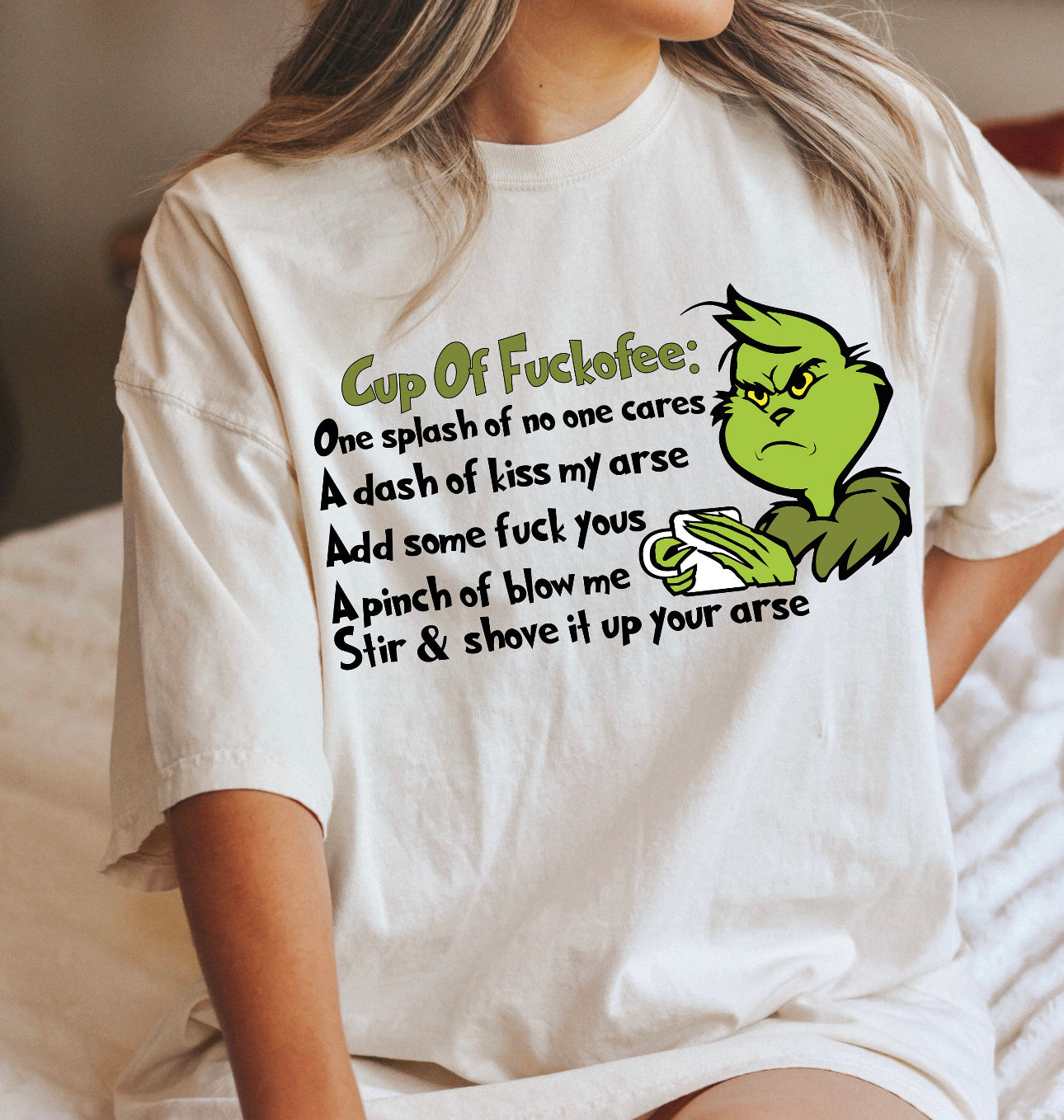 Grinch "Cup of F*ckofee" Shirt