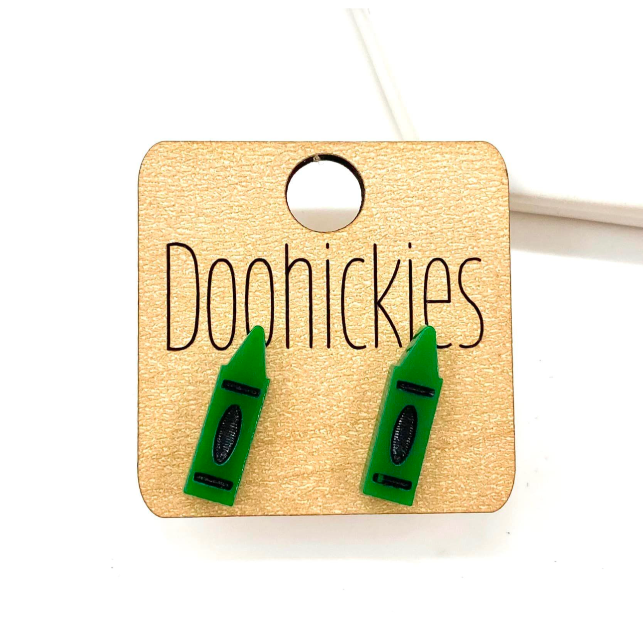 Crayon Acrylic Studs - Back to School Teacher Earring