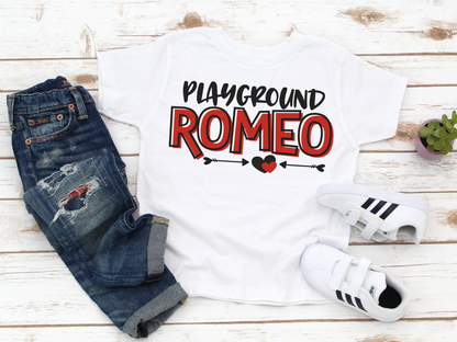 Romeo in Training" Boys’ Valentine’s Day Tee