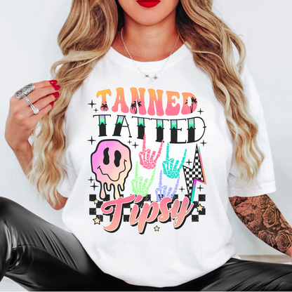 Tanned, Tatted, Tipsy T-Shirt
