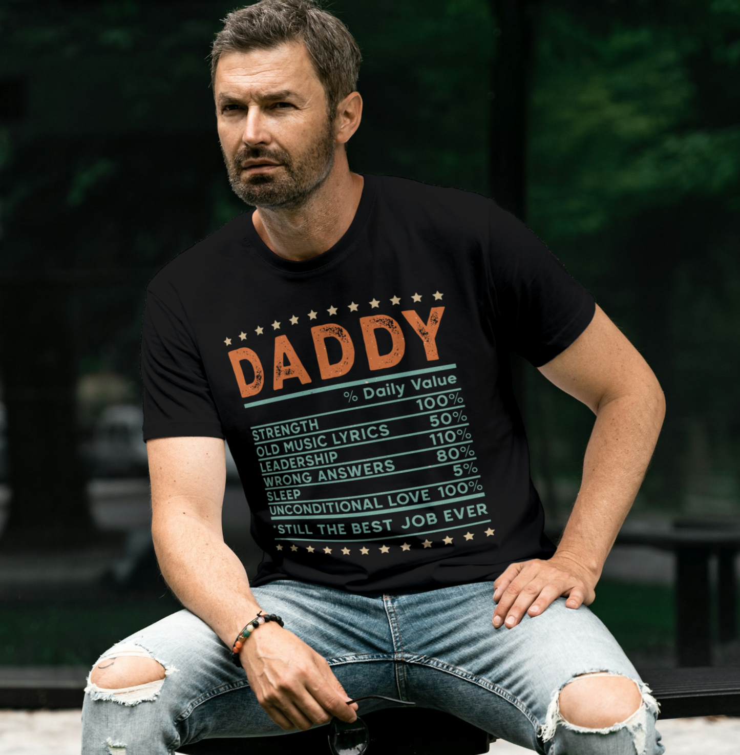 Daddy Nutritional Facts T-Shirt