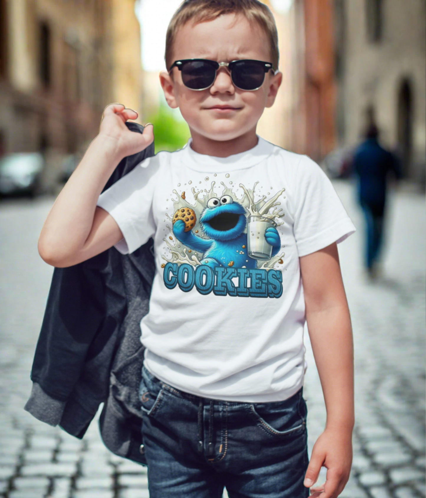 Cookie Monster Inspired COOKIES Shirt