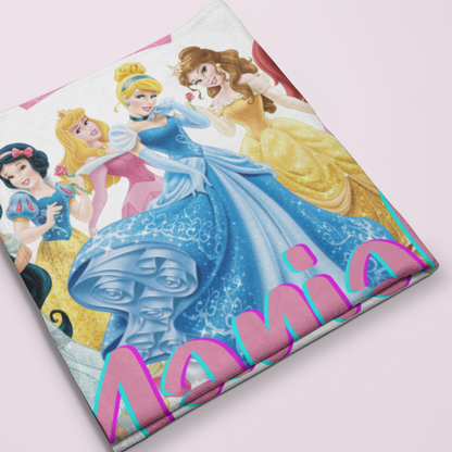 Personalized Princesses Name Blanket