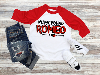 Romeo in Training" Boys’ Valentine’s Day Tee